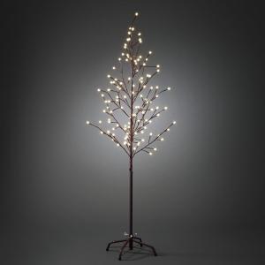 Brunt træ 150cm Varm Hvid LED, Konstsmide