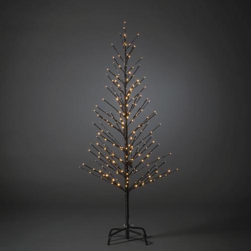 Black Tree 210cm LED IP44 Amber Konstsmide