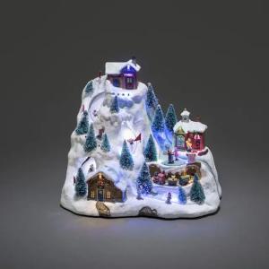 Mekanisk Juledekoration Bjerge LED IP20 Flerfarvet Konstsmide