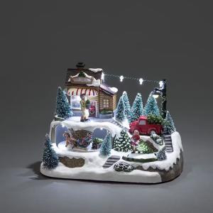 Mekanisk Juledekoration 10 LED IP20 Flerfarvet Konstsmide