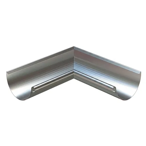 Rännvinkel RVI innerhörn 125 mm 90° Aluzink, Lindab 35975