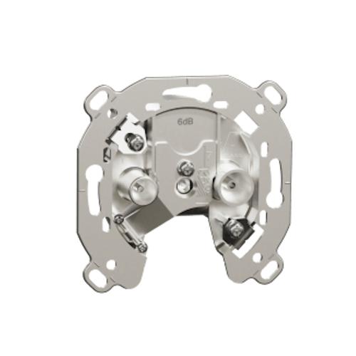 Antenneindsats R/TV Fordelingsstik 6dB Aluminium Schneider Electric