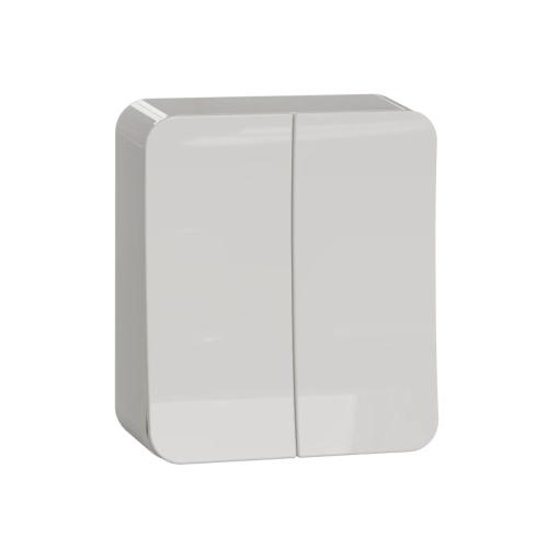 Strømafbryder Exxact Udenpåliggende Skrueforbindelse Kron Hvid Schneider Electric