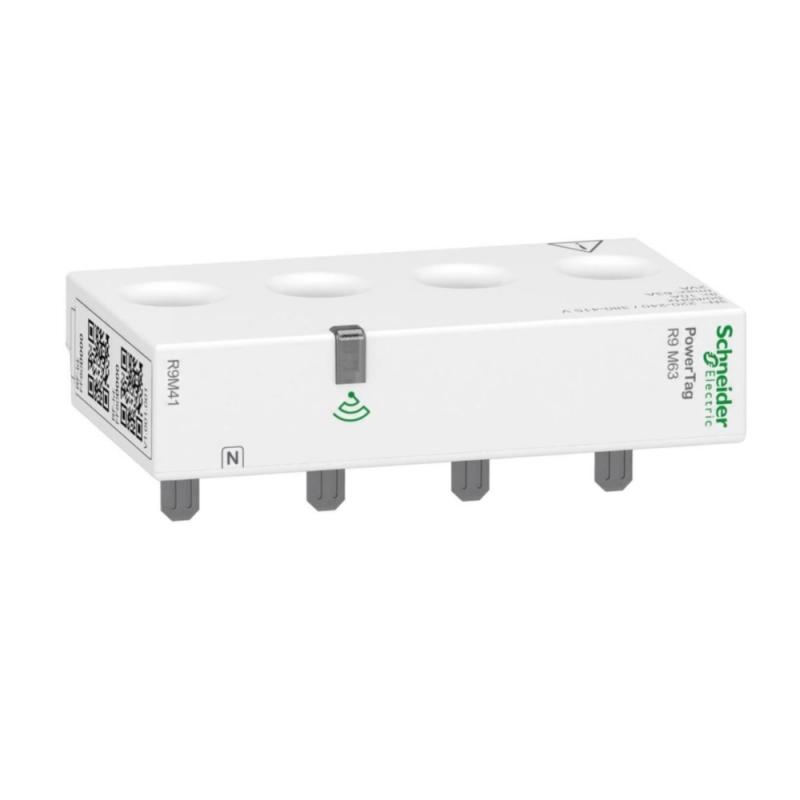 Energisensor PowerTag Resi9 3Pol+Neutral Øvre 63A IP20 Schneider Electric
