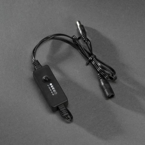 Dimmer 5 Steg Inomhus IP20 Svart Konstsmide