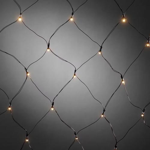 Net 40 Varmhvide LED 80x80cm IP44 Sort Konstsmide