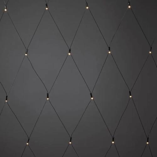 Netto 40 Varm Hvid LED Frostet 80x80cm IP44 Sort Konstsmide