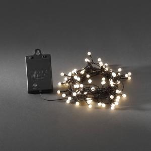 Light String Cherry 80 Warm White LED Sensor, Battery, Konstsmide