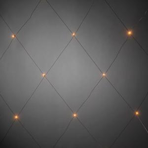 Net 96 Amber LED 3x3m IP44 Black Konstsmide