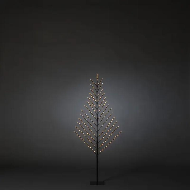 2-D Svart Träd 200 Amber LED 150cm IP44 Konstsmide