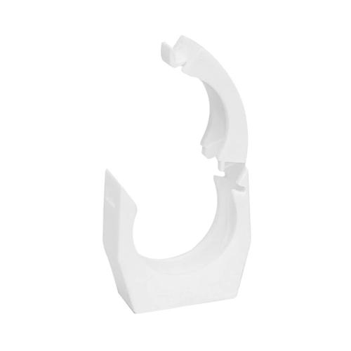 Rörklämma Låsbart Överfall 40mm Vit Faluplast
