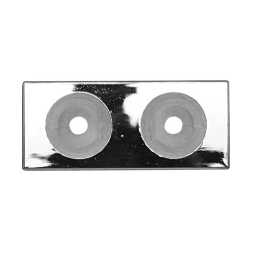 Vulkbricka Dubbel Självhäftande 40mm c/c 12-16mm Vit Faluplast