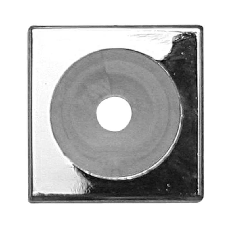Vulkbricka Enkel Självhäftande 12-16mm Krom Faluplast