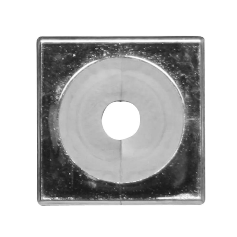 Vulkbricka Enkel Delbar 12-22mm Krom Faluplast