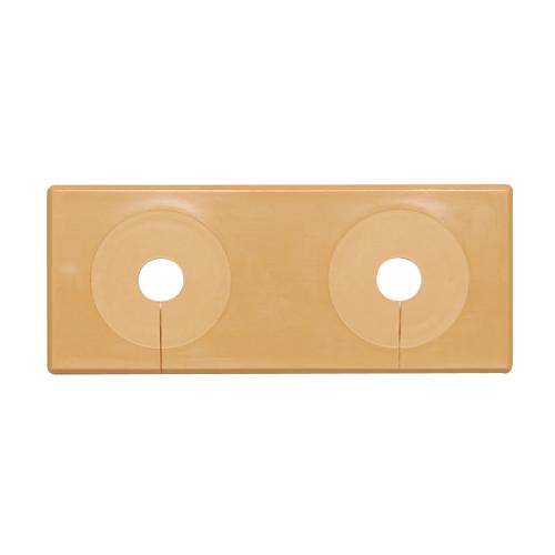 Vulkbricka Dubbel Delbar 12-22mm Brun Faluplast