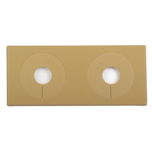 Vulkbricka Dubbel Delbar 18-28mm Brun Faluplast