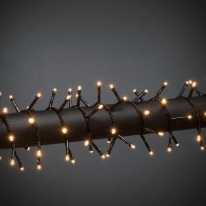 Slynge Cluster 800 Amber LED IP44 Sort Konstsmide