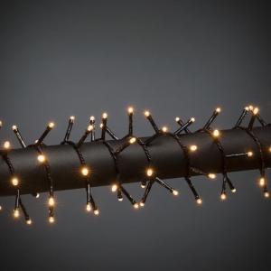 Slynge Cluster 1000 Amber LED IP44 Sort Konstsmide