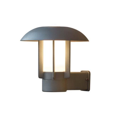 Heimdal Væglampe, E27, Grå, 230-240V, IP44, Konstsmide