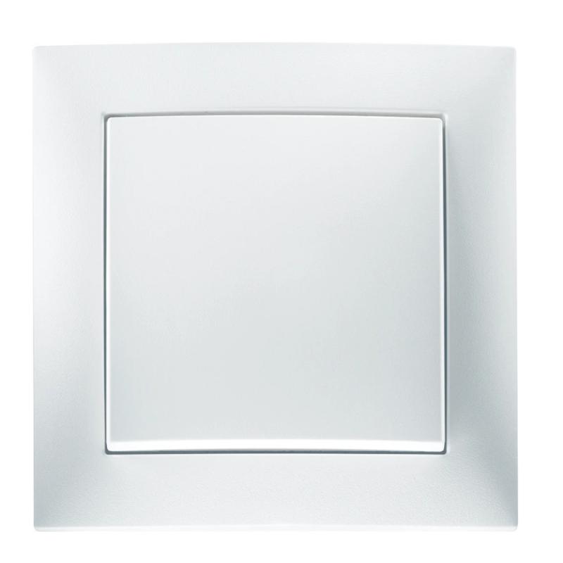 Brytare Kors Utan Klor S.1 71x71x44mm 10A 250V IP20 Vit Hager