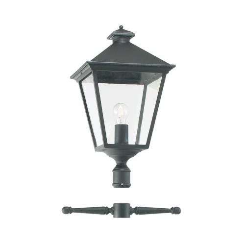 Lykthus London, Svart, 77W, IP54, E27, Norlys