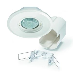 Esylux Närvarodetektor 360° 230V IP20 Platt Rund Vit