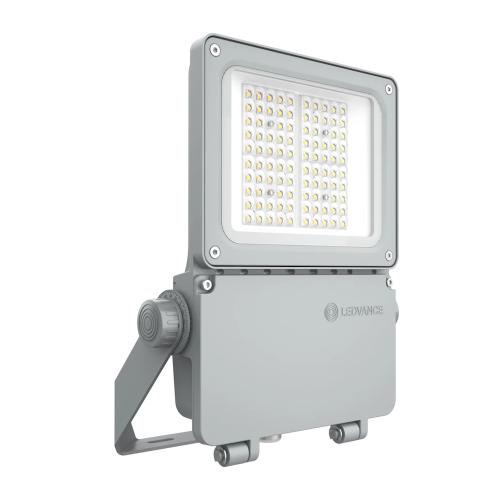 Floodlight Flex 840 Asymmetric 45°x140° 3Poles 6100lm 4000K 40W 220-240V IP66 Grey Ledvance