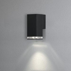 Pollux Wall Light GU10, Black, 230-240V, IP44, Konstsmide