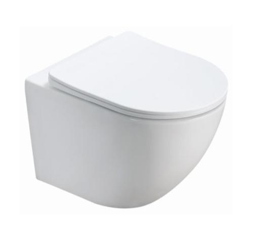 OCEANA Vägghängd Toalettstol Vit, NOURK