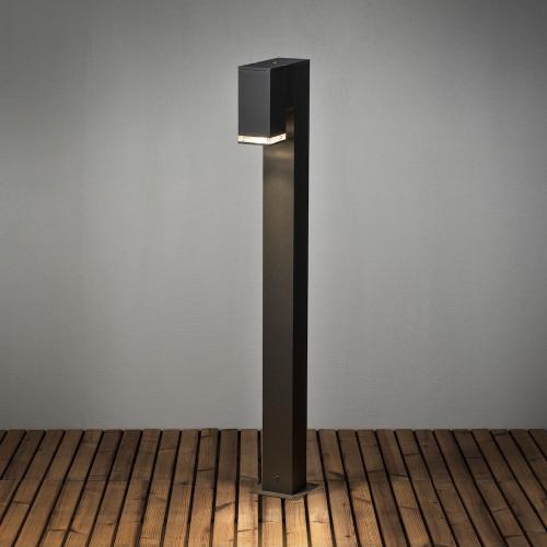 Pollux Bollard GU10 230-240V IP44 Black Konstsmide