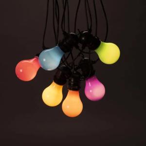 String 10 LED E27 IP44 Multicolored/Pastel Konstsmide