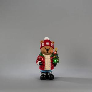 Batteridrevet Lille Bamse LED 38cm IP20 Flerfarvet Konstsmide