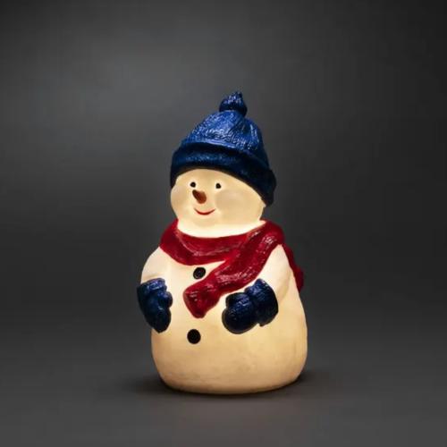 Snemand Plastik 4 LED IP44 Varm Hvid Konstsmide