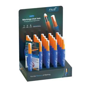 Markerpen Gel Display Hvid 20stk Pica