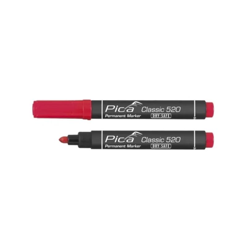 Marker Classic 520 Rød 10stk Pica