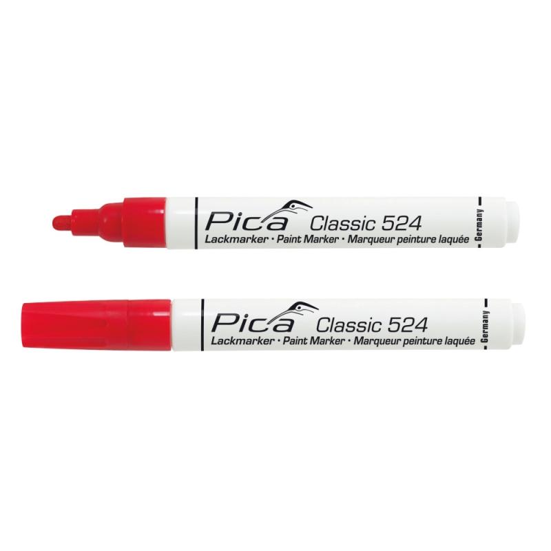 Markerpen Classic 524 Rød 10stk Pica