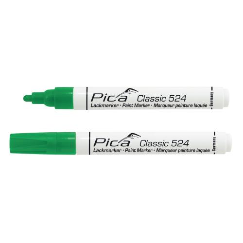 Marker Classic 524 Grøn 10stk Pica