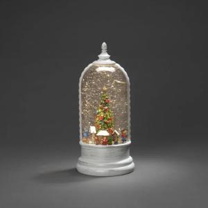 Vandfyldt Lanterne Julemarked LED IP20 Hvid Konstsmide