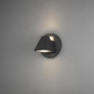 Hild Wall Light 2x5W LED, Black, 230V, IP44, Konstsmide