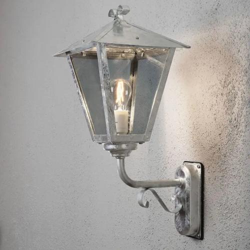 Benu Væglampe E27 230-240V IP23 Galvaniseret Konstsmide