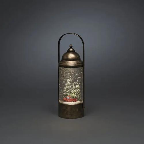 Vandfyldte Lanterner Til Juletræer Og Biler Varm Hvid LED IP20 Mat Guld Konstsmide