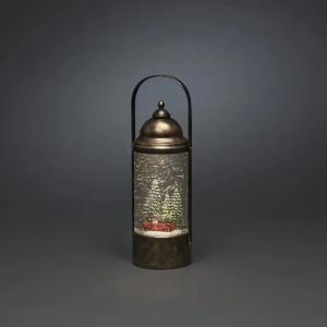 Vandfyldte Lanterner Til Juletræer Og Biler Varm Hvid LED IP20 Mat Guld Konstsmide