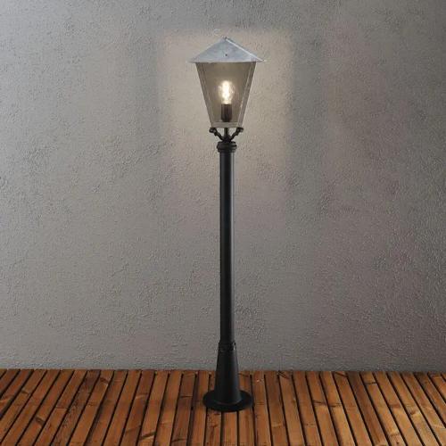 Benu Trädgl E27 Blækstolpe 230-240V IP23 Galvaniseret Konstsmide