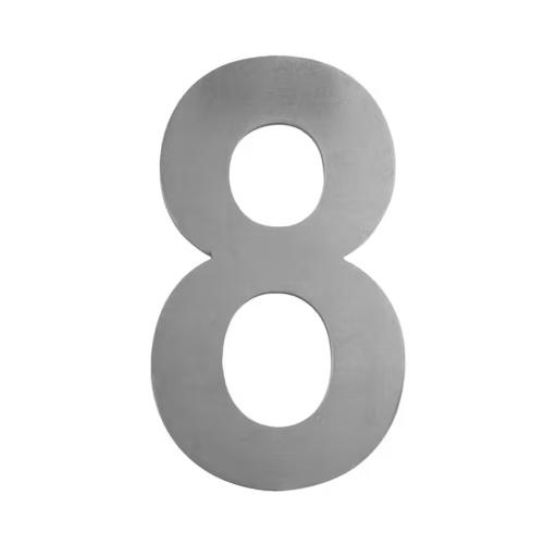 Nummer 8 Rustfrit Stål 5mm Berglund