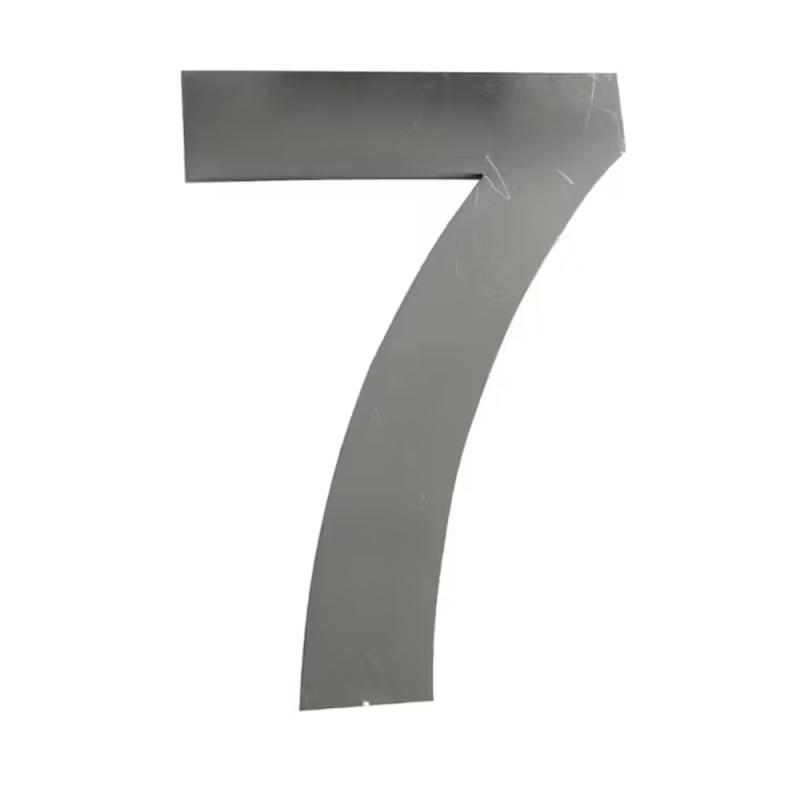 Nummer 7 Rustfrit Stål 75mm Berglund