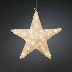 Stjerne Akryl 40cm 40 LED, Konstsmide