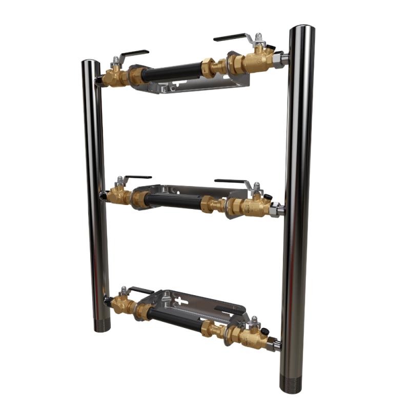 LK Parallellkopplad Vattenmätarkonsol 3Konsoler 190mm G25