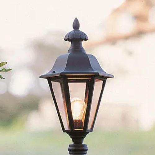 Pallas Garden Lamp Without Post E27 230-240V IP23 Black Konstsmide