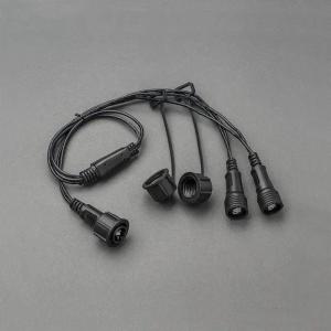 Branch Connector 1-2 31V IP44 Black Konstsmide