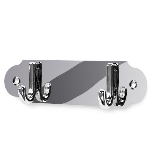 Handdukshängare 2-Krok 1804-2, 160mm Krom, Habo 48058